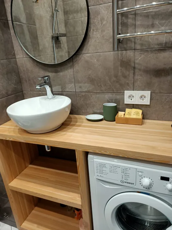 Светлая студия в скандинавском стиле