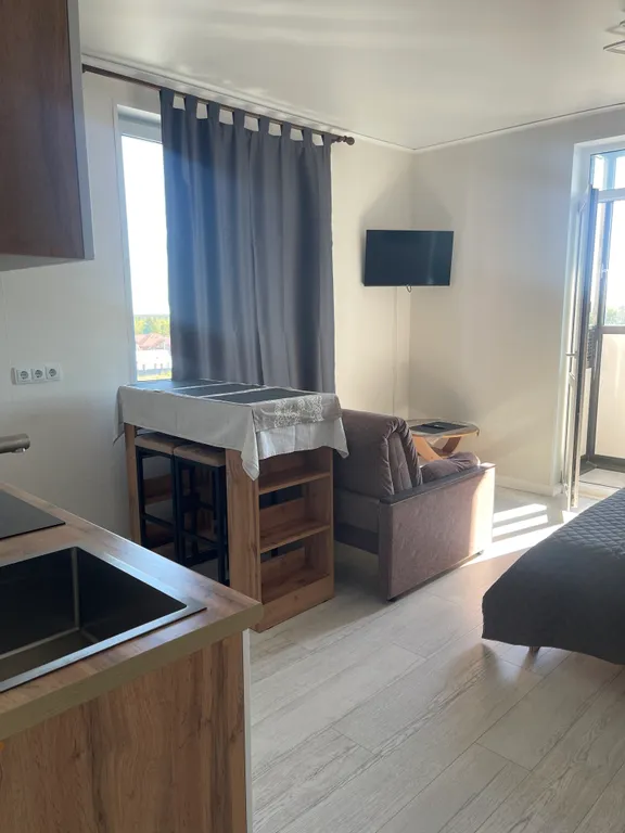 Квартира Квартира Просторная студия в новом ЖК рядом с парками — Пушкин