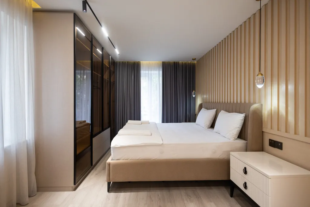 Современная дизайнерская квартира рядом с метро