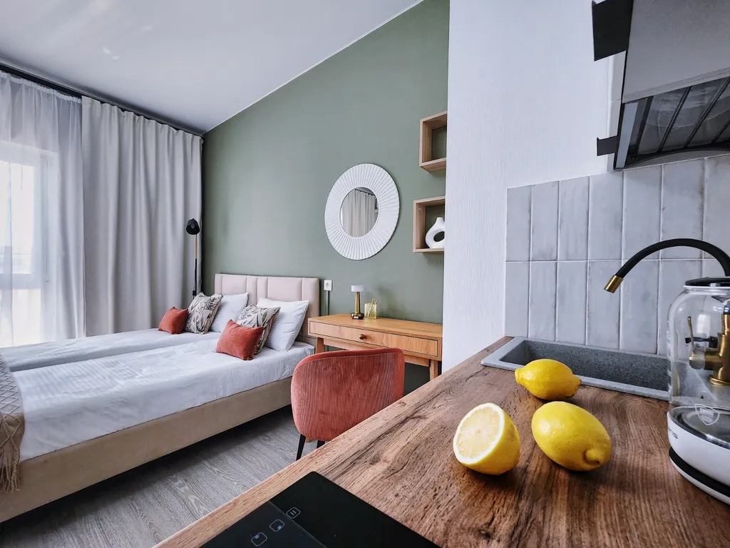 Новая уютная квартира с посудомойкой, отчетные документы