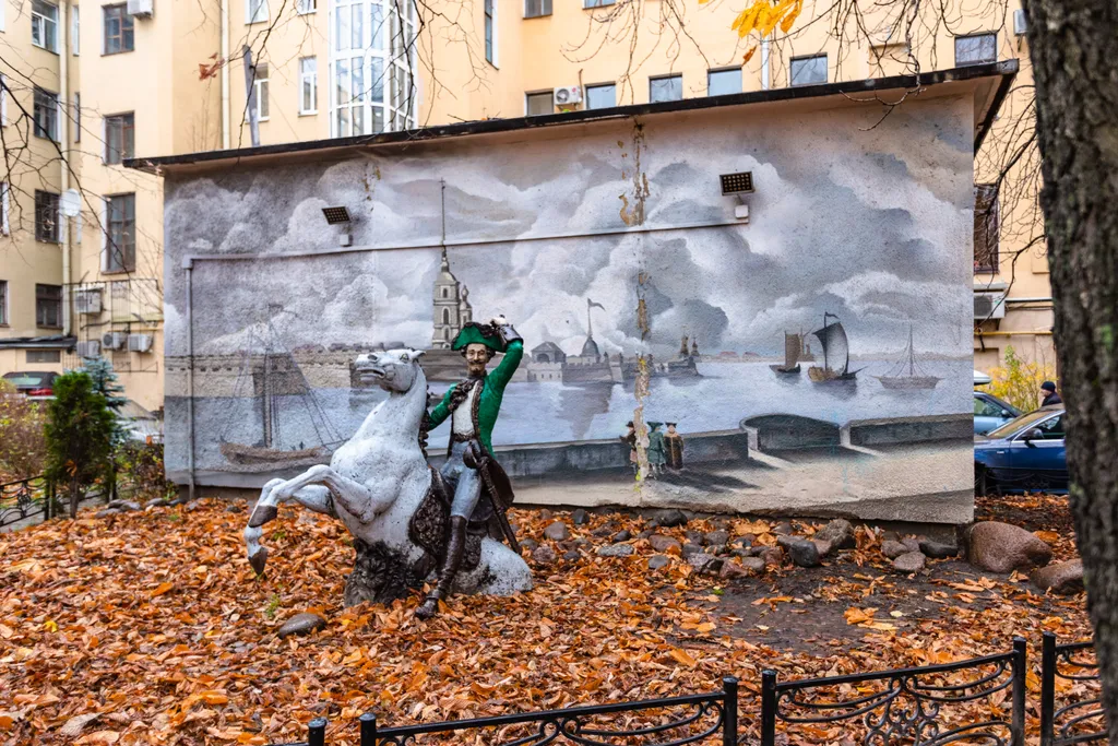 Квартира Квартира в центре с детской площадкой во дворе — Санкт-Петербург