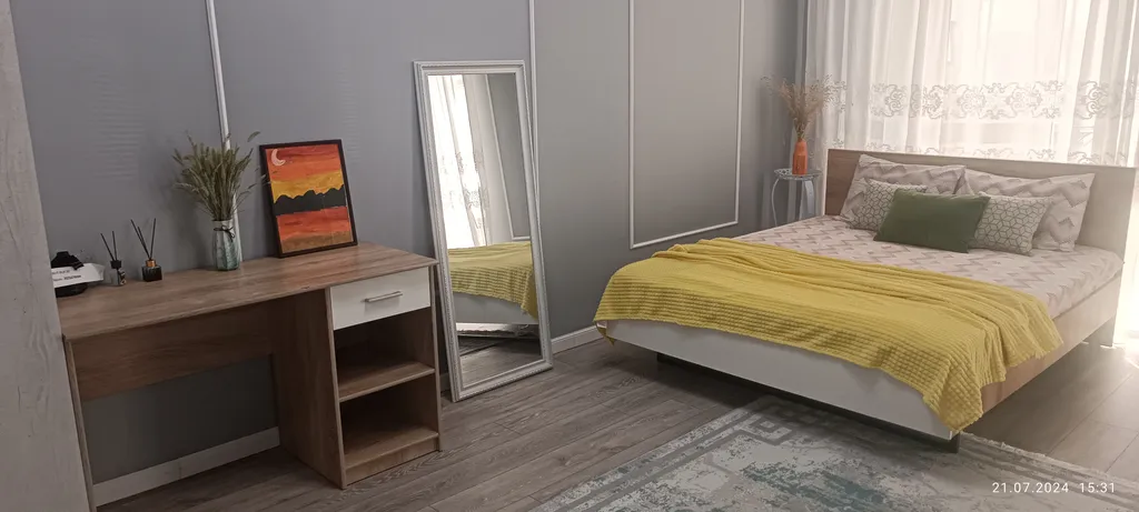 Чистая уютная однокомнатная квартира в ЖК Алпамыс — аренда посуточно в Астана (Нур-Султан)