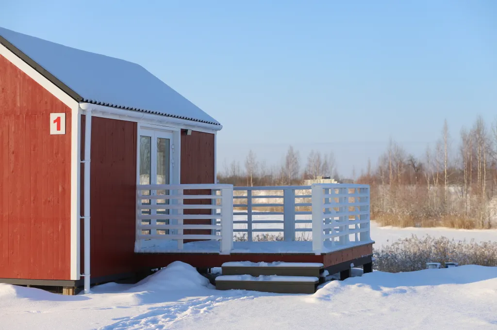 Красный домик на Лисьей Горе