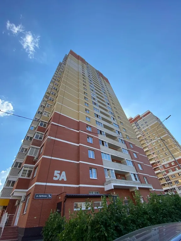 Стильная видовая студия на 24 этаже в ЖК Елецком