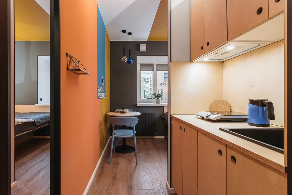 Квартира Квартира Смарт-студия у метро Лиговский проспект — Санкт-Петербург