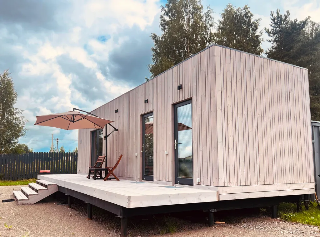 Коттедж Новый уютный домик на лесной опушке в 20 минутах от города — Санкт-Петербург