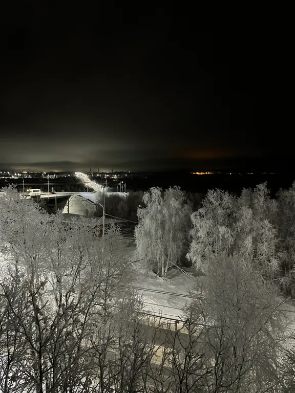 Квартира с видом на горы Хибины