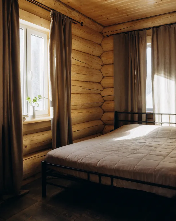 Новый дом из бревна