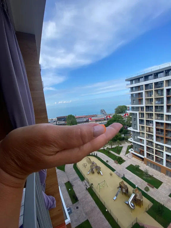 Видовая, уютная студия на первой береговой линии Море на ладони