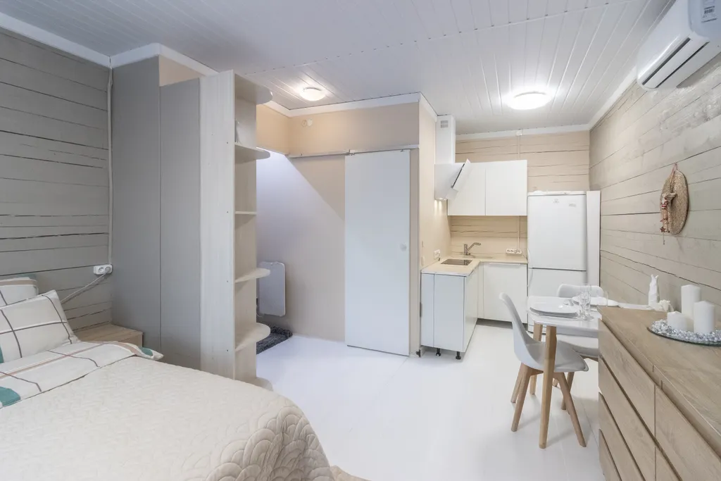 Благоустроенный деревянный домик