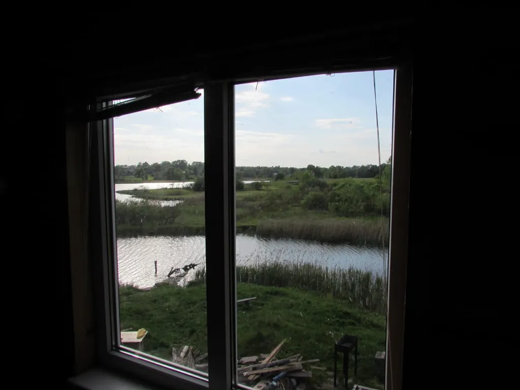 Дом с баней на озере