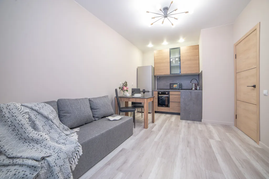 Евродвухкомнатная квартира рядом с метро Ботаническая для 4