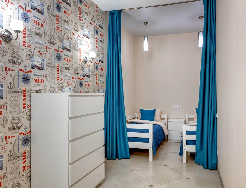 Современная 3-комнатная квартира с видом на море № 74