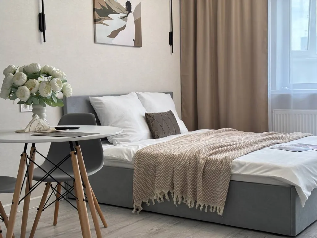 Квартира Квартира Эксклюзивная студия «Облако» рядом с самарскими термами — Самара