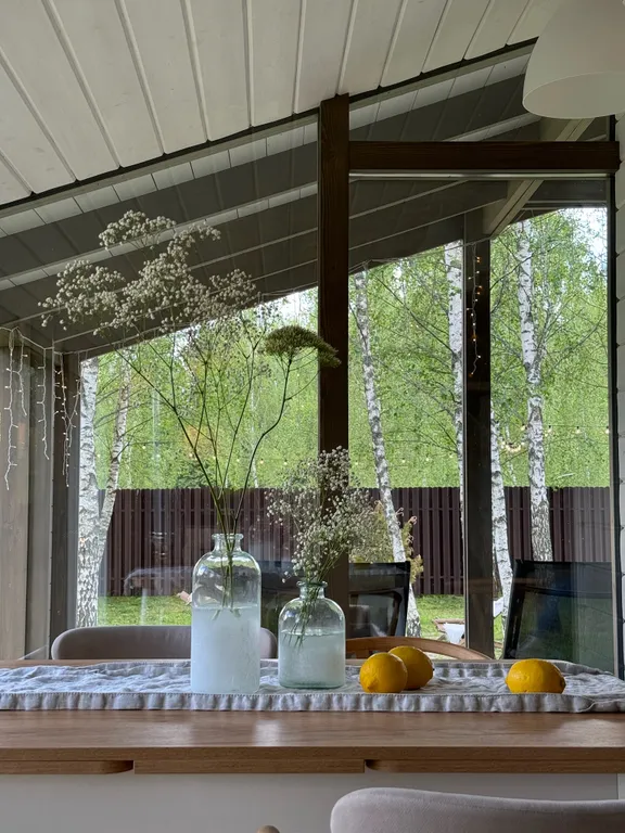 Коттедж Панорамный дом с сауной и чаном у заповедника — Семеновское