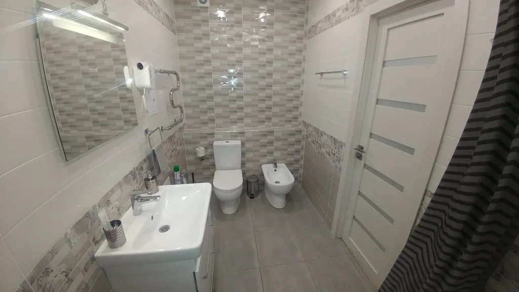 Уютная евродвушка в серых тонах