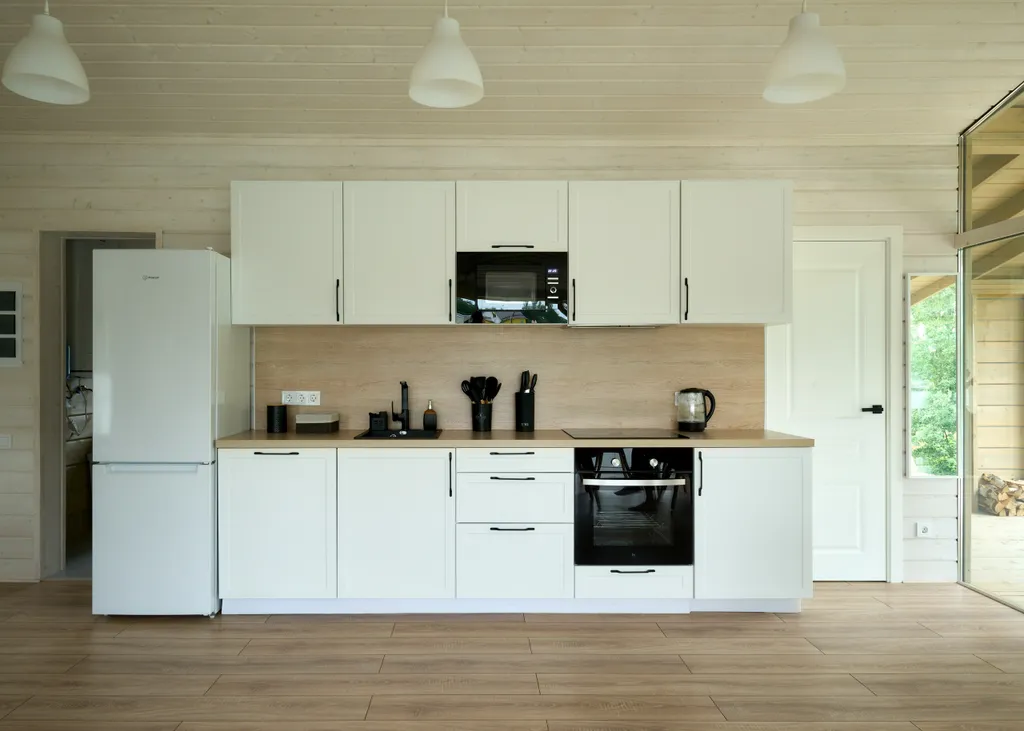 Дом Хвоя с баней с видом на ручей