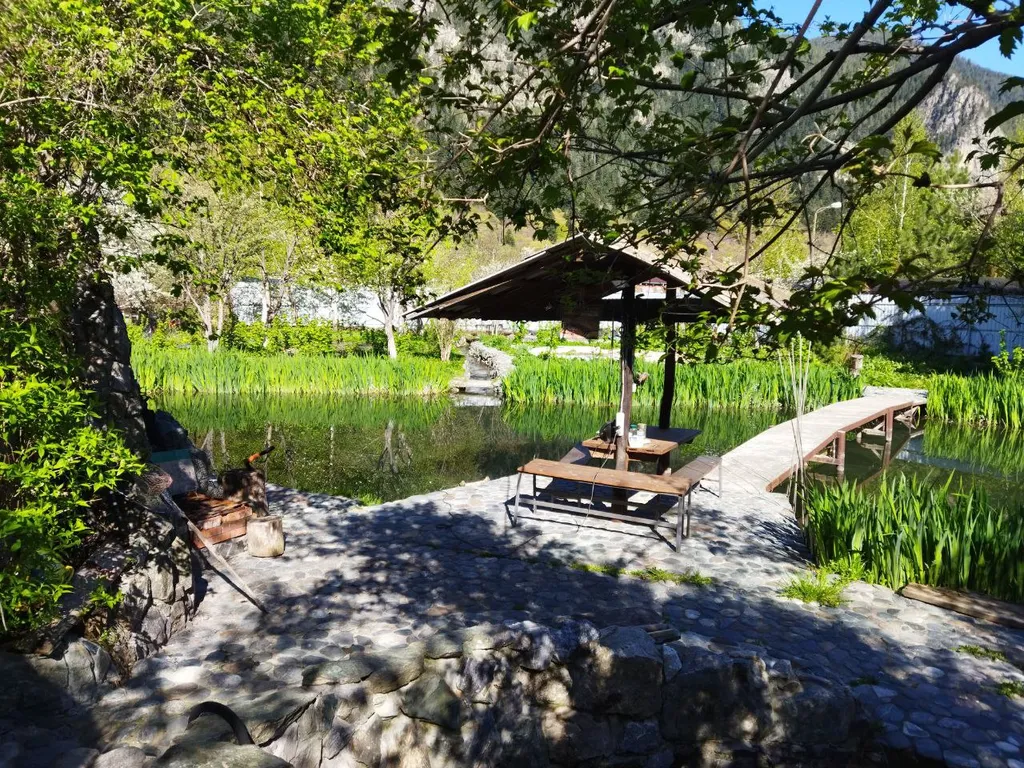 Коттедж Дом с баней и озером — Теберда