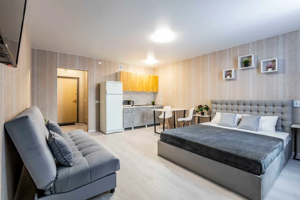 Домашние апартаменты студия в ЖК Тихий Центр