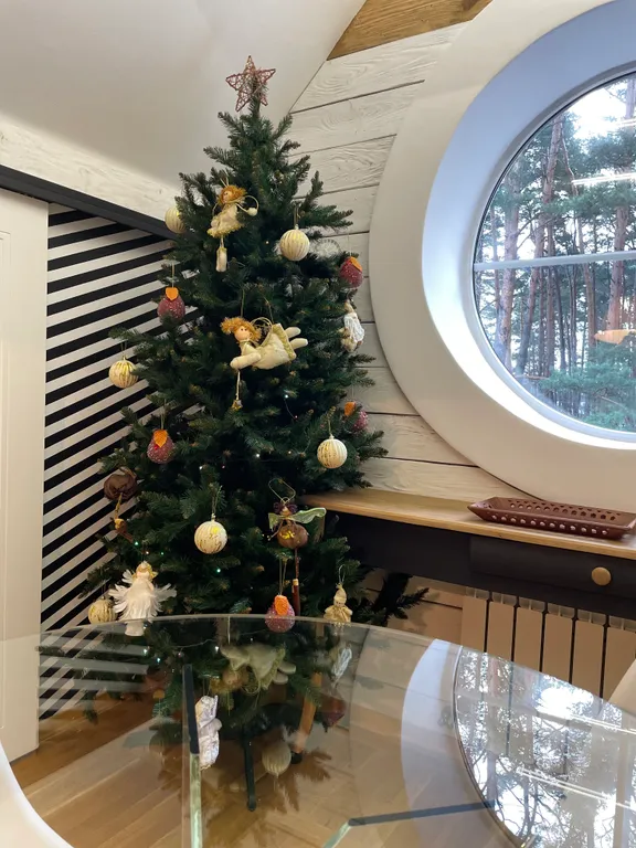 Двухуровневые апартаменты 33/3 house с камином и мангалом