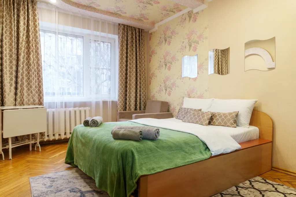 Комфортабельная трёхкомнатная квартира(7 гостей 5 спальных мест)