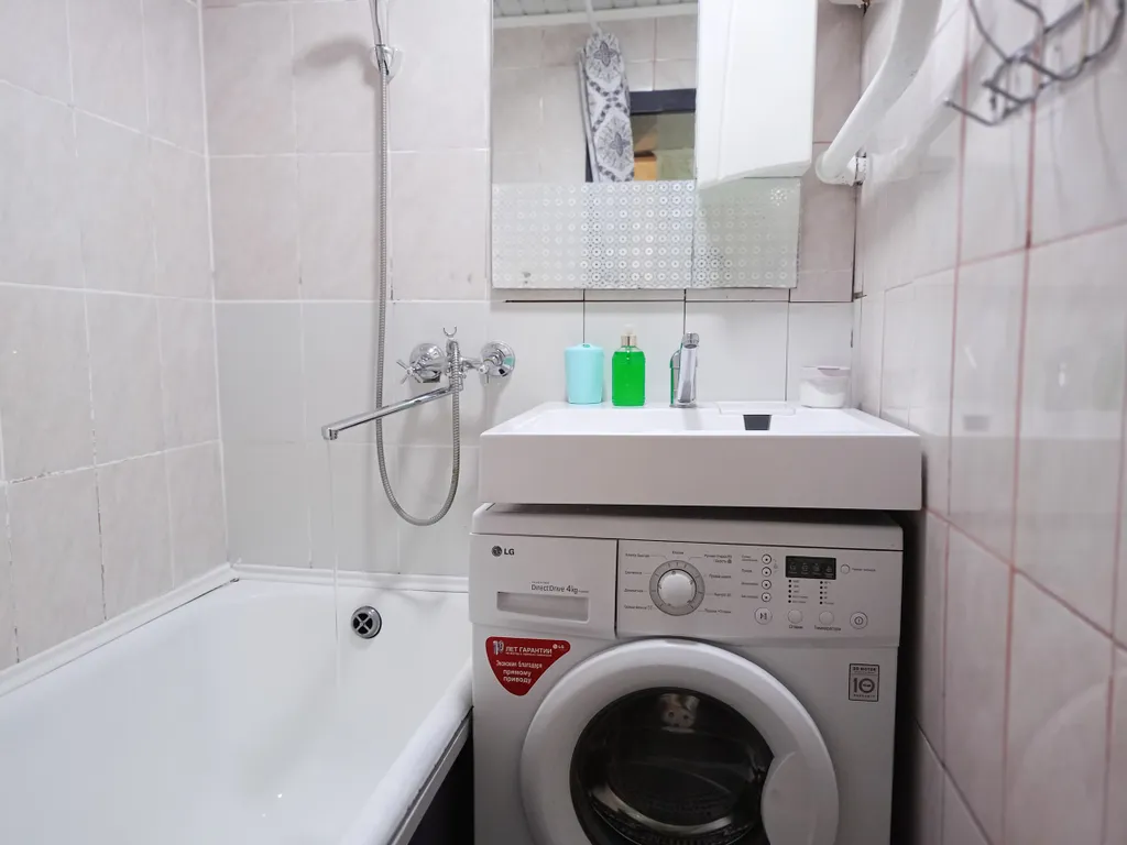 Квартира в центре города с большой двуспальной кроватью