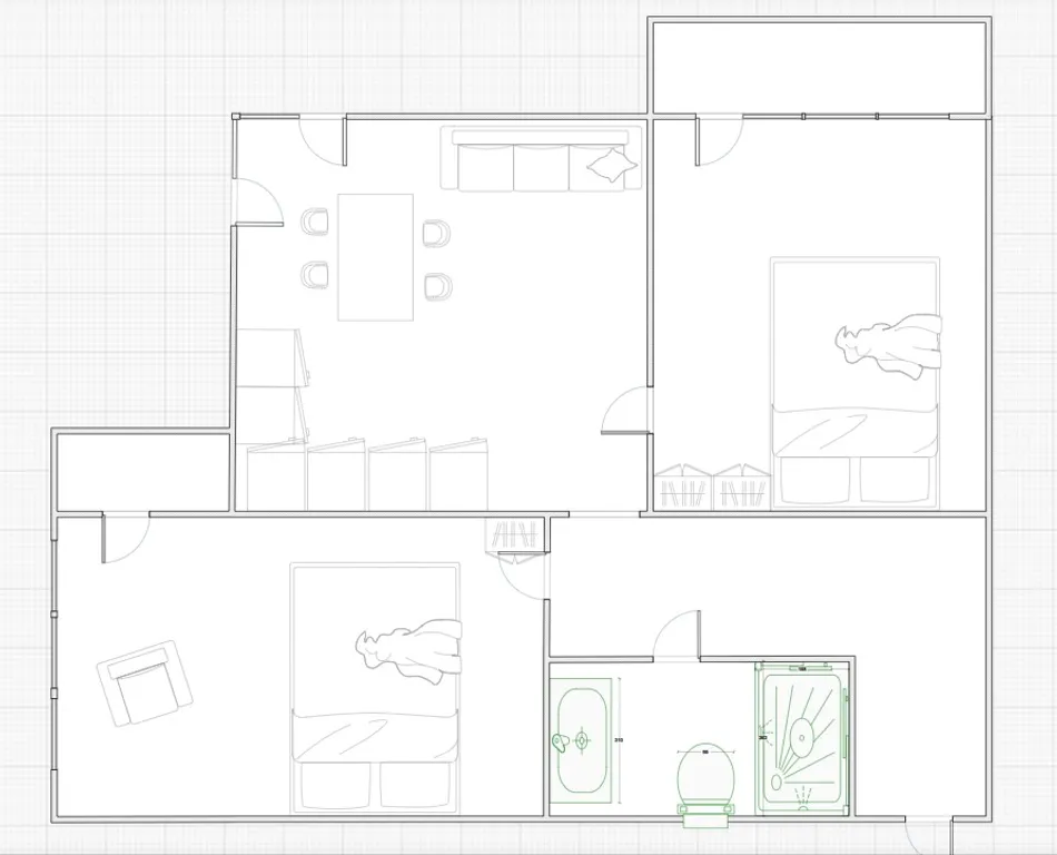 Квартира Aпaртаменты панорама & геленджик i family royal suite 2+2+2 гостя — Геленджик