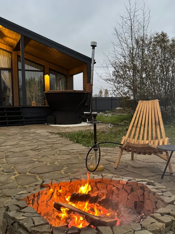 Уютный дом с чаном и баней