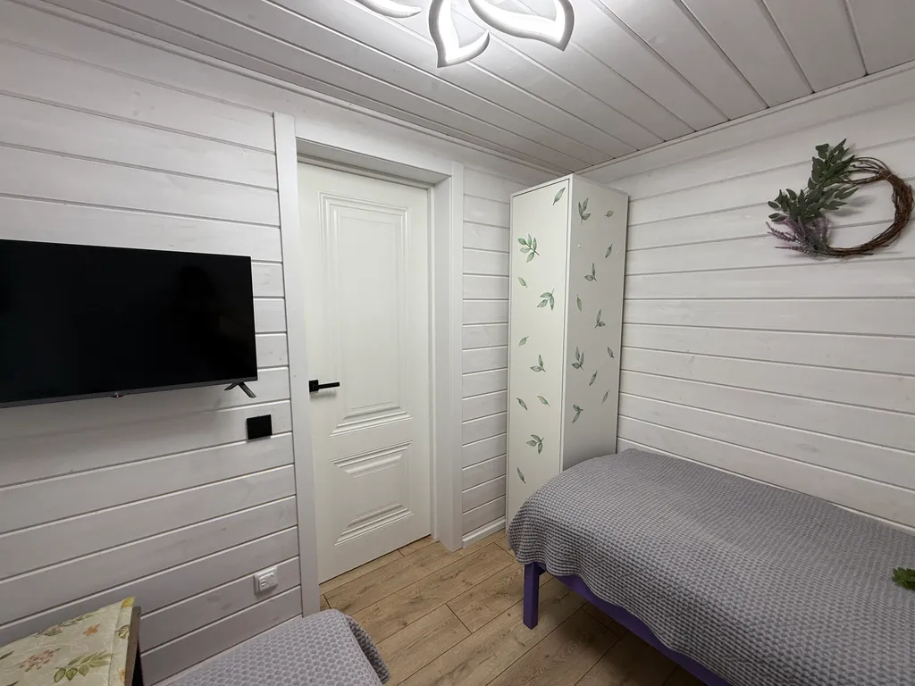 Коттедж А-фрейм коттедж Мята с бассейном — Прасковеевка