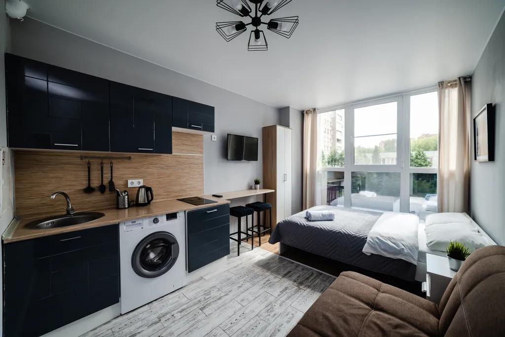 Студия с евроремонтом в центре