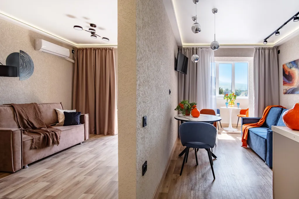 Двухкомнатные апарты с видом на горы