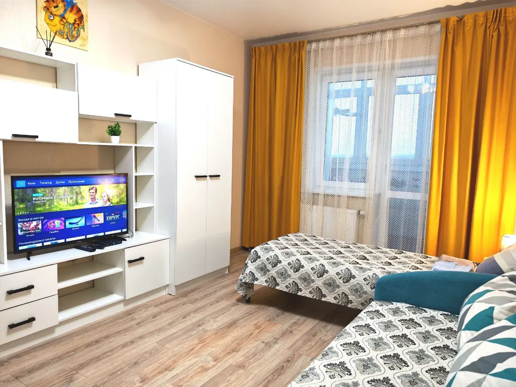 Уютная двухкомнатная квартира на большую компанию