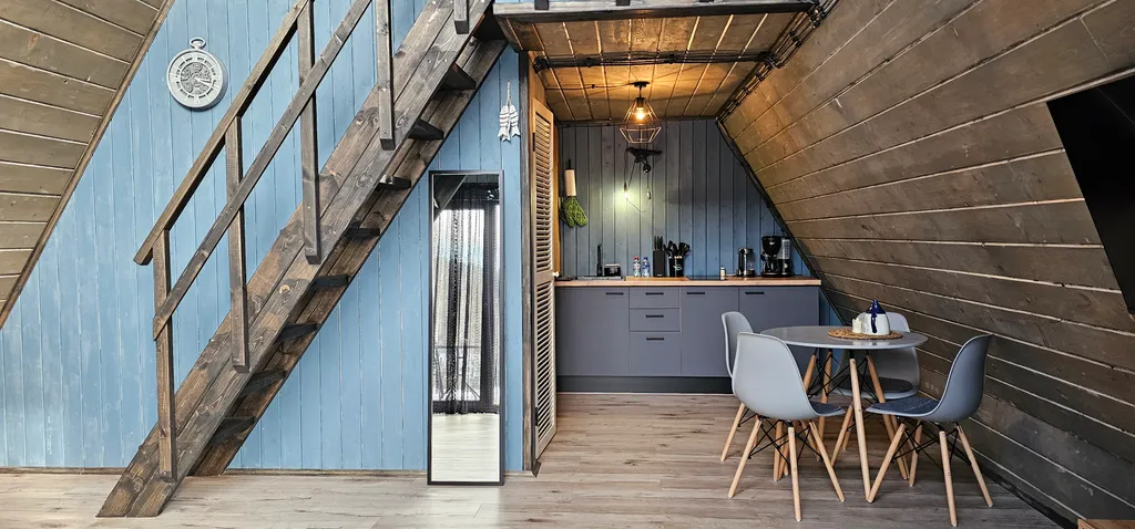 Дом А-Фрейм с террасой №5