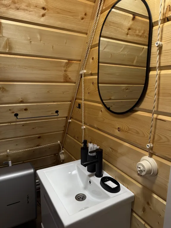 A-frame Терракот домик из дерева