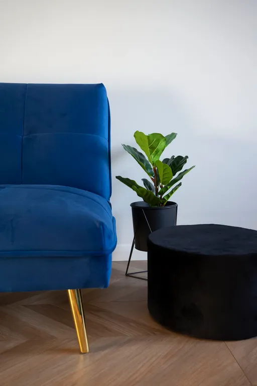 Квартира Квартира Стильная студия Тёмно-синяя в центре — Калининград