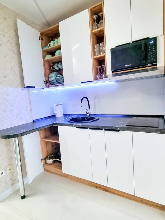 Студия для 4х госте с видом на море