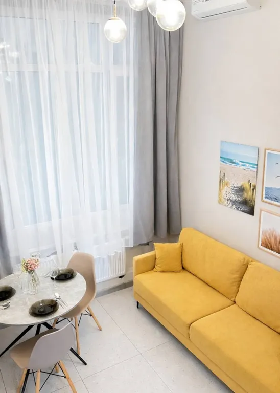 Квартира Квартира Двухуровневая студия Yellow у метро Бауманская — Москва