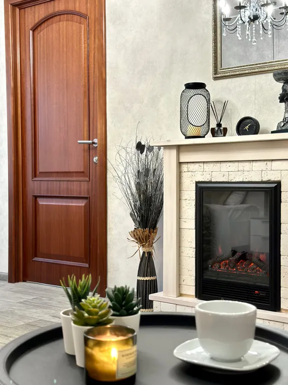 Квартира с камином в центре города