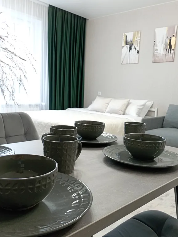 Квартира Квартира Уютная студия на набережной реки Енисей — Красноярск