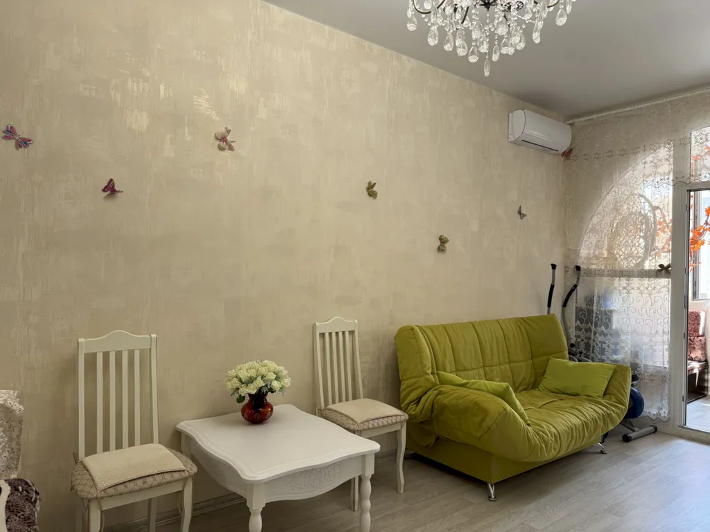 Квартира 1-к квартира с балконом и видом на горы - жк Черноморский — Геленджик