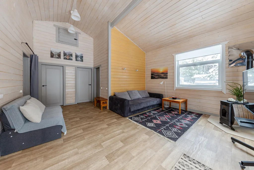 Уютный барнхаус с видом на лес