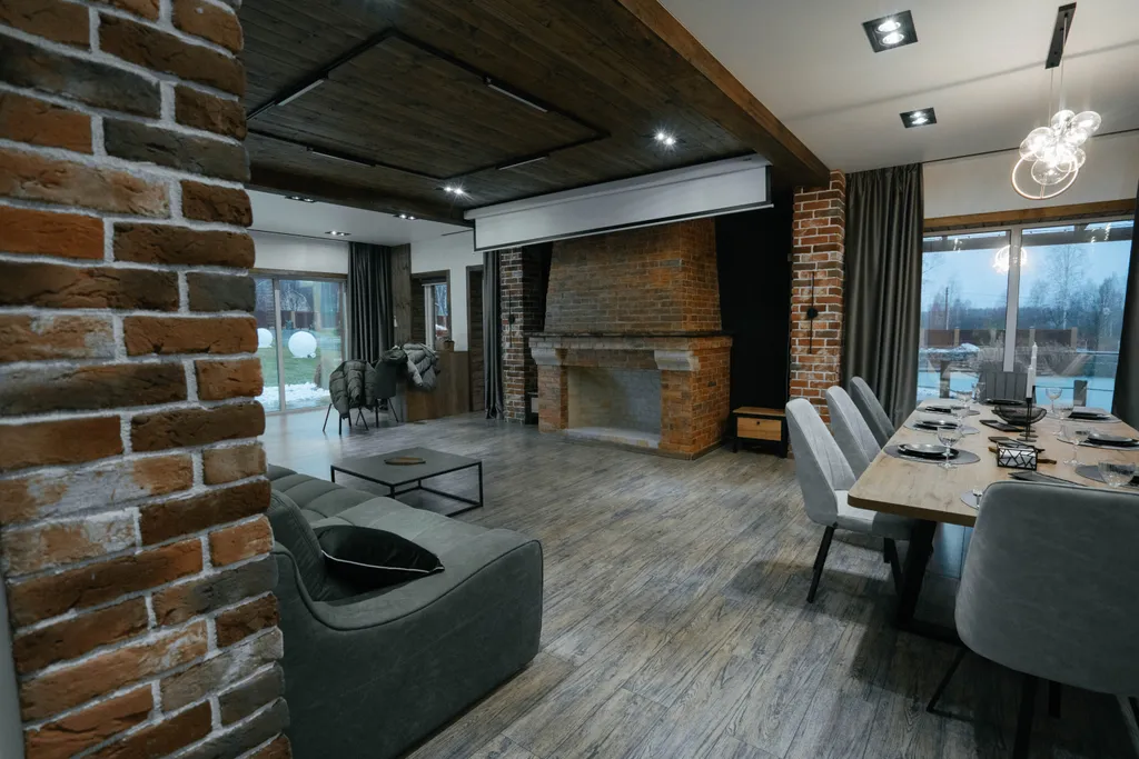 Коттедж Дом в стиле лофт с камином — аренда посуточно в Нижний Новгород