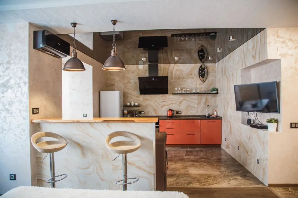 Уютная квартира с дизайнерским ремонтом