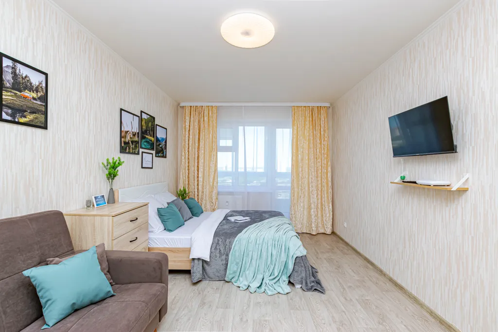 Шикарный вид 16 этажа на Каму | Цирк | УДС "Молот"