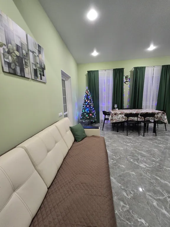 Коттедж с баней на дровах