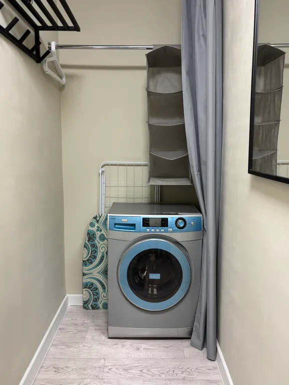 Однокомнатная квартира в фисташковом цвете