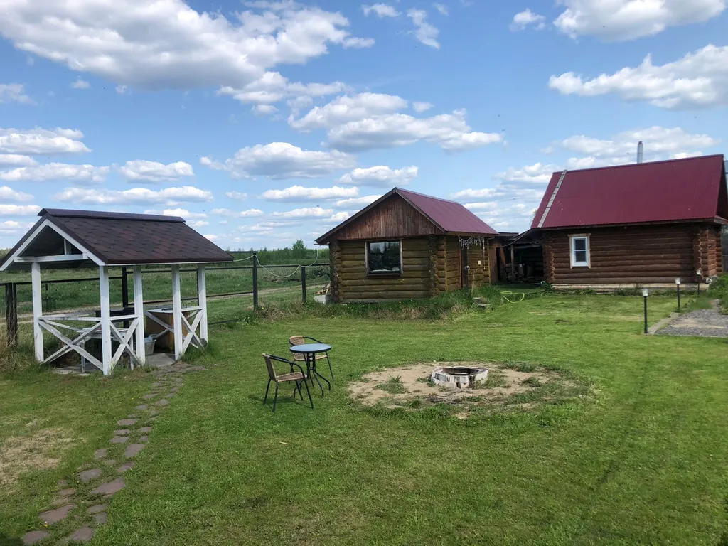 Большой стильный дом с панорамой на сосновый бор в 15км от НН с баней