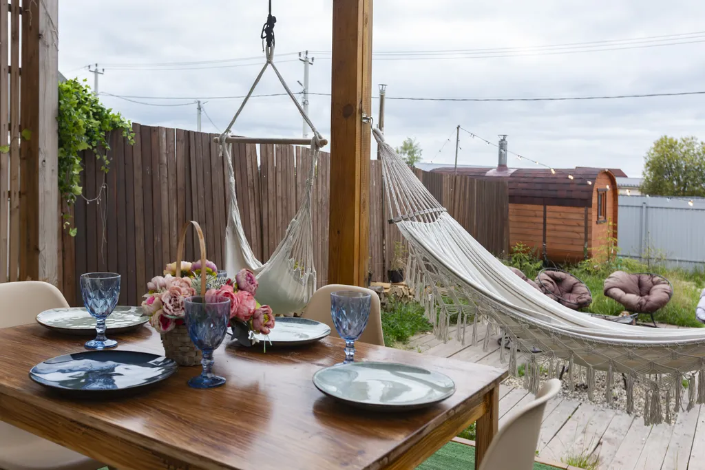 Дом с баней и чаном на дровах