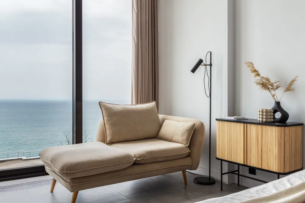 Квартира Стильный современный апартамент с видом на море — Мамайский Перевал