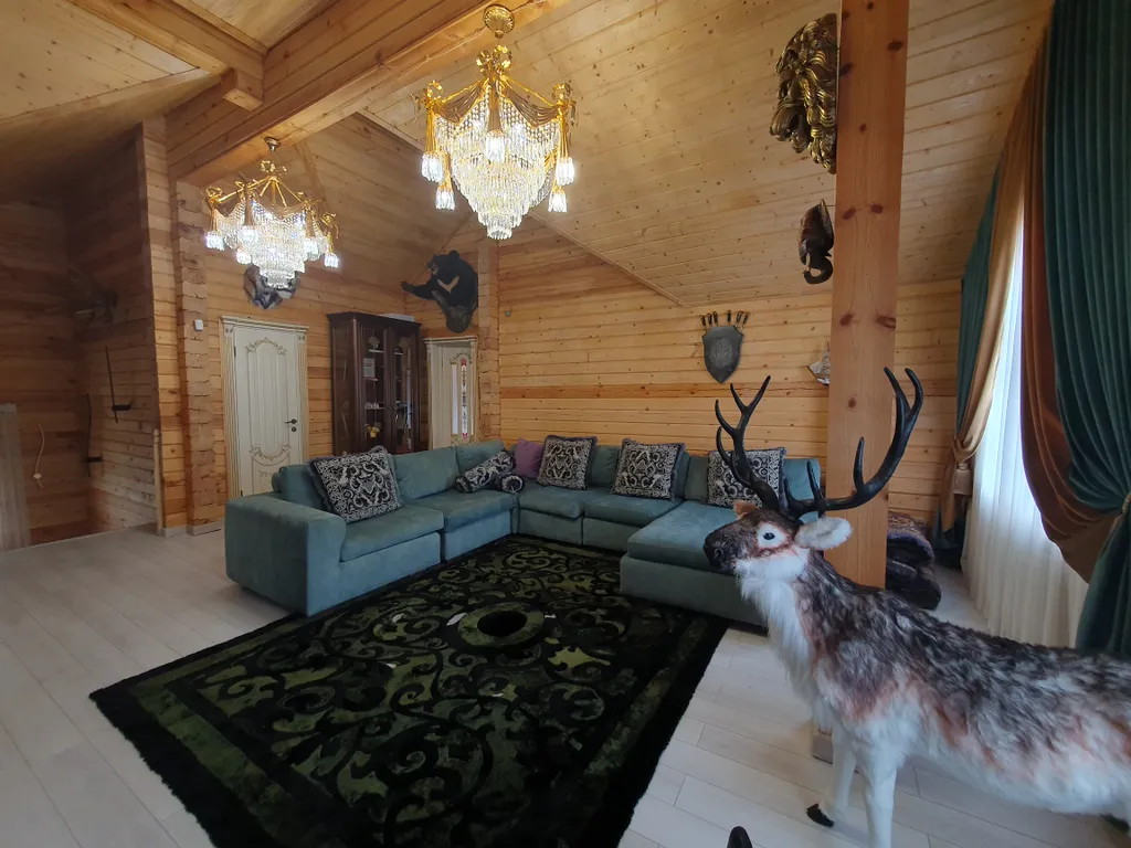 Уютный загородный дом из бруса с баней и чаном на дровах